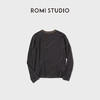 ROMI STUDIO“怀旧复古”天丝棉撞色领口简约长袖卫衣 RWCASU6222 商品缩略图1