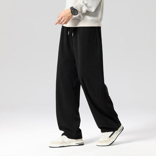 gxg.jeans男装25秋款经典直筒休闲裤男系带舒适百搭日常通勤必备款男士长裤K&C 商品图3