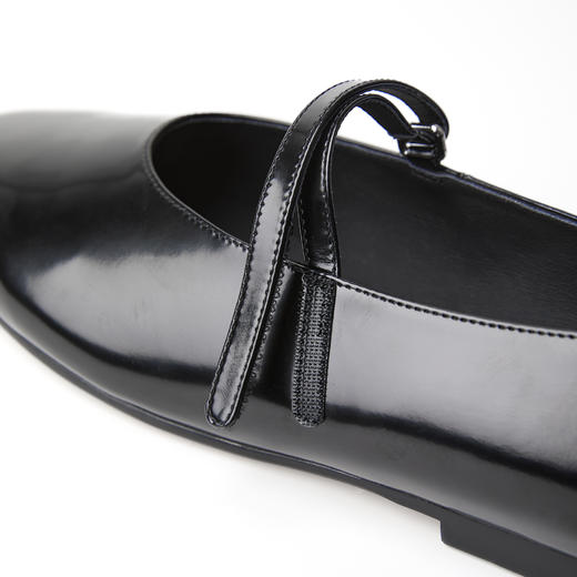 ROMI STUDIO"法式复古"开边珠牛皮拼羊皮内里玛丽珍鞋 RWCAP36411 商品图3