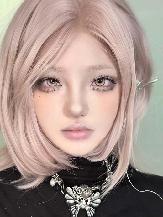 康视达 EggUncle Lens半年抛 低像素可可 直径14.5mm着色13.9mm 商品图7