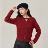 【10/15新品】熙世界「细闪银丝北极绒」粉色毛衣女慵懒高级感女秋冬打底针织衫 商品缩略图3