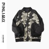 PINLI品立春季新品复古提花棒球领夹克男士潮牌宽松休闲外套B233104070 商品缩略图3