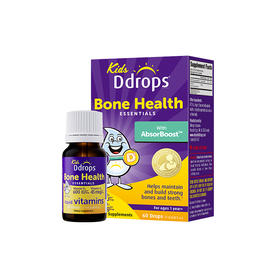 【含邮含税】Ddrops维生素D3 600IU+K2 1.7ml/瓶