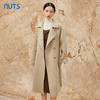 NUTS商场同款秋冬季高级感气质双面毛呢长款大衣外套女341152045 商品缩略图3