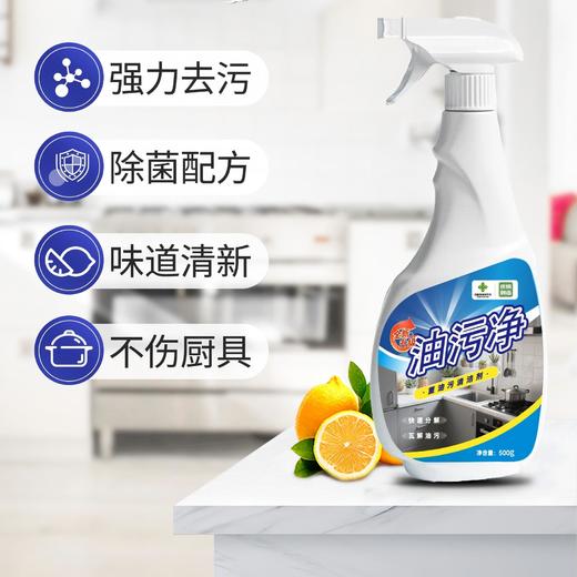 云梦供销 钦洁狮油污净500g/瓶 商品图3