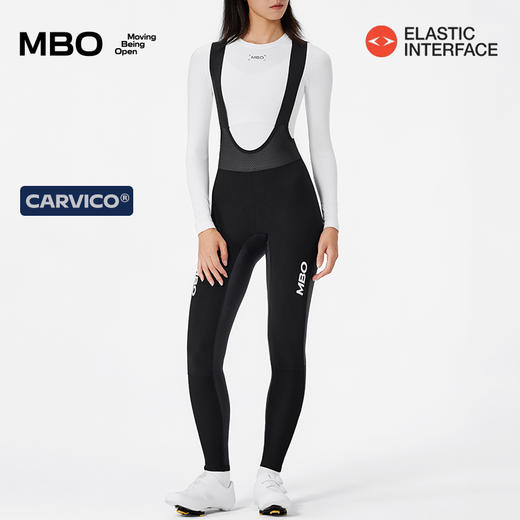 MBO CARVICO® 女子冬季软壳防风抓绒背带骑行长裤 T390 Softshell 双箭头 (经销商专拍链接，非经销商拍单不发货) 商品图0