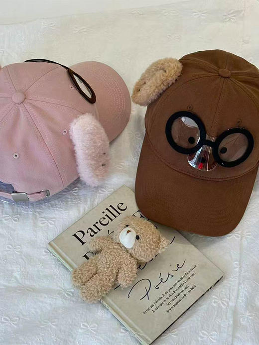 眼镜小狗棒球帽棒球帽-纪念日百货门店同款165497596 商品图1