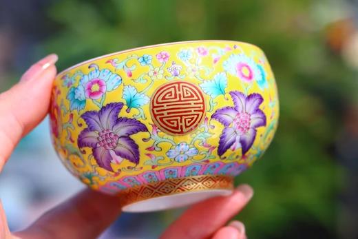 青花万花珐琅彩圆融杯 商品图0