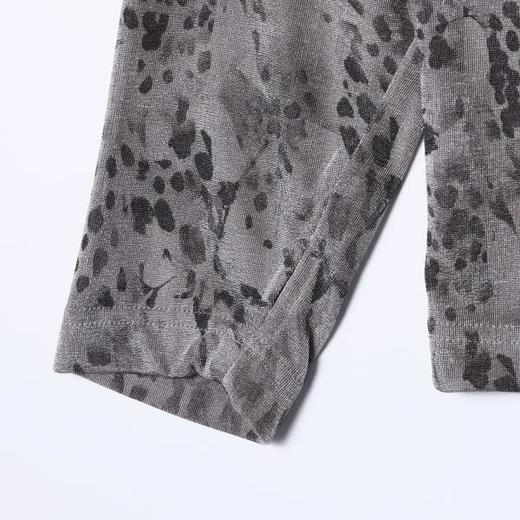 T4899SDSA男士秋冬新款痞帅男装潮牌简约撞色豹纹半高领长袖T恤休闲潮 商品图4