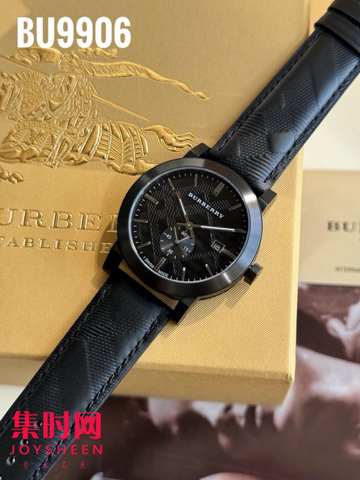 原单巴宝莉BU9906 黑武士 男士腕表
机芯：原装进口石英机芯 商品图0