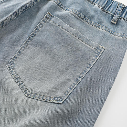 【莱赛尔】25秋款男士牛仔裤舒爽透气垂顺挺括直筒裤青少年长裤K&C 商品图6