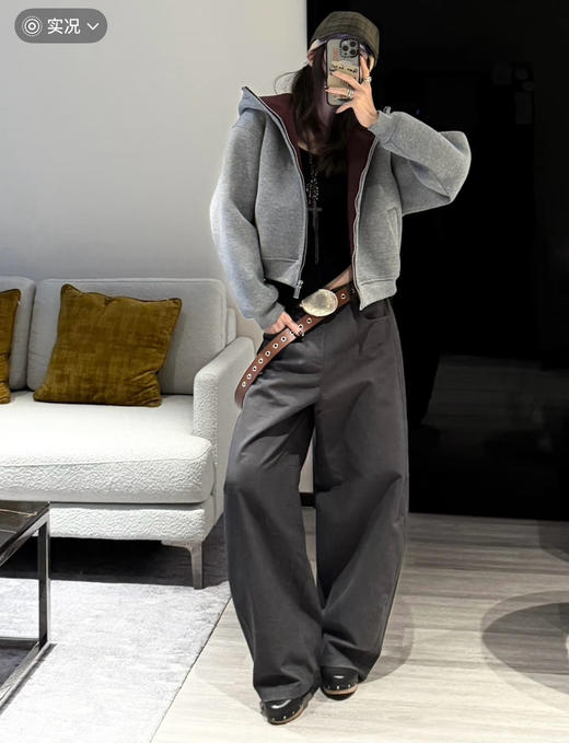 纯原Moco轻暖空气棉连帽夹克外套101406 商品图5