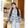 余潇潇【薄荷十字星】重工高级定制色水貂毛袖口抽绳立领皮草外套 商品缩略图4
