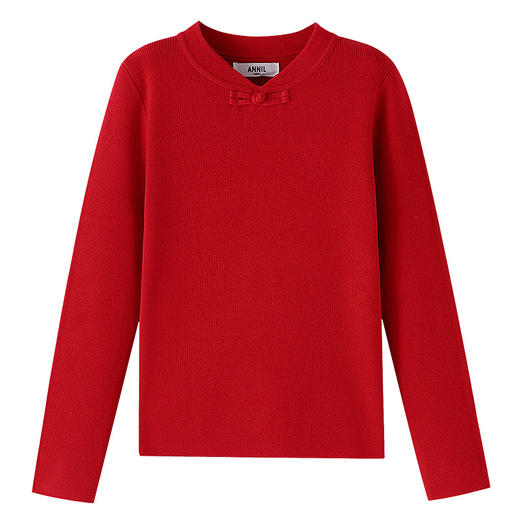 【新年波】女童立领长袖针织衫春季新款安奈儿童装EG614504 商品图7