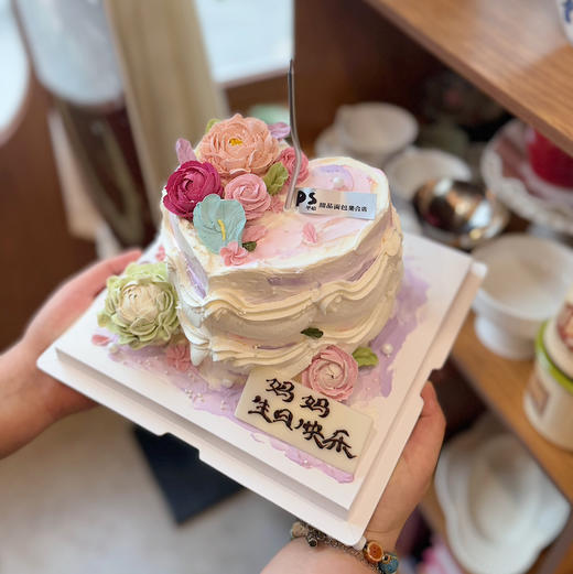 心形裱花蛋糕 商品图1