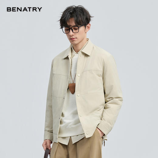 贝纳川冬季新品翻领轻薄羽绒服ECF405231 商品图9