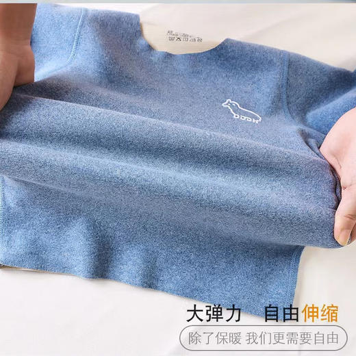 小朋友建议根据平时穿的尺码拍大一码！【亏本清仓 任选2套加入购物车满118减59！59到手2套！手慢无】可优鼠亲子羊毛蚕丝套装 保暖润肤 A类母婴标准 双面磨毛无骨裁剪 软弹舒适无束缚 商品图6