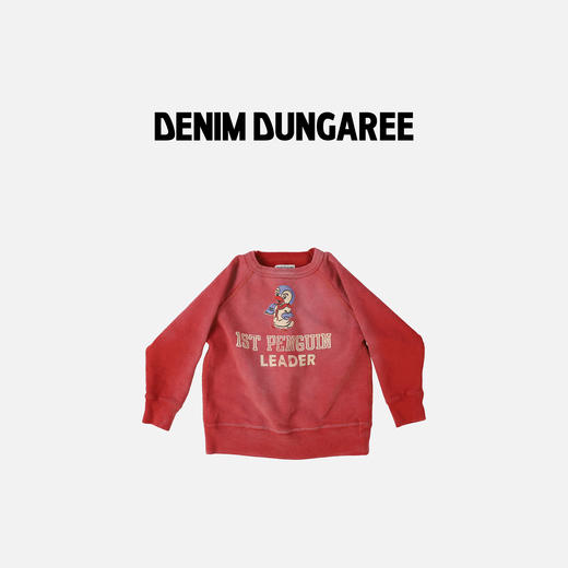 【中国限定】日本DD童装 DENIM DUNGAREE 复古PENNIE企鹅领袖卫衣 商品图2