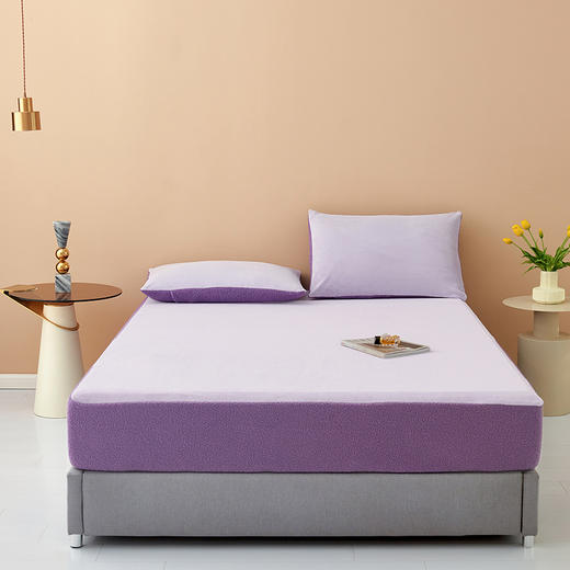 【商超爆款 特价清仓】丝享加拿大绒熊抱床笠三件套 商品图0