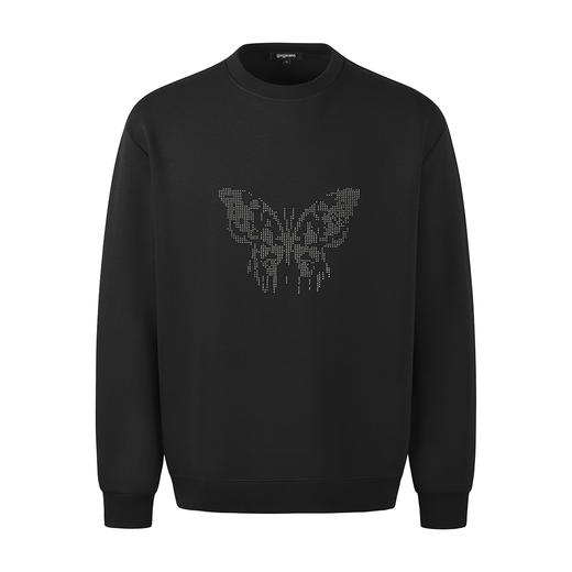 gxg.jeans男装2025秋款亲肤透气圆领卫衣经典百搭叠穿青少年男士套头卫衣K&C 商品图4