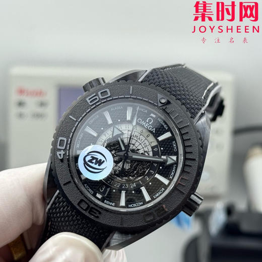 欧米茄OMEGA ZW海马600米系列 海洋宇宙 海马世界时 男士腕表 新“陶瓷壳”海马600米世界时！海马系列海洋宇宙世界时腕表！ 商品图2