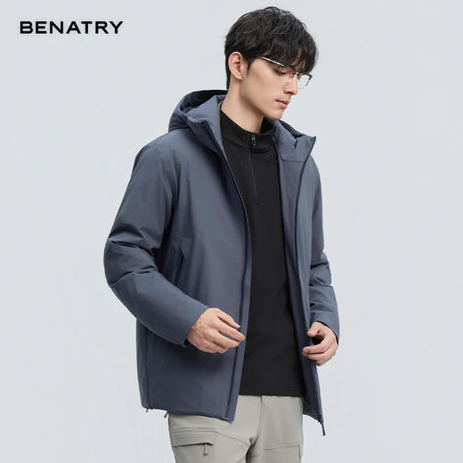 贝纳川冬季新品连帽冲锋衣羽绒服ECF405251 商品图1