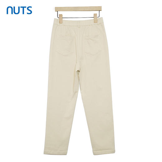 NUTS商场同款秋冬季米色简约时尚直筒宽松百搭休闲长裤女341072269 商品图1