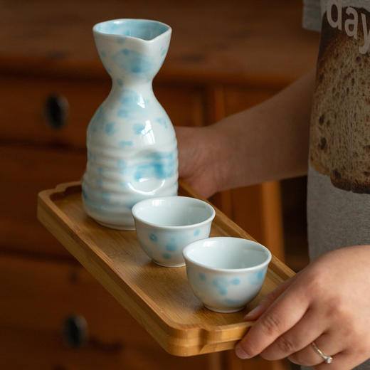 有谷窑宜得利家居 日本制复古酒壶套装和风陶瓷酒器精美礼盒送礼1壶2杯 商品图7
