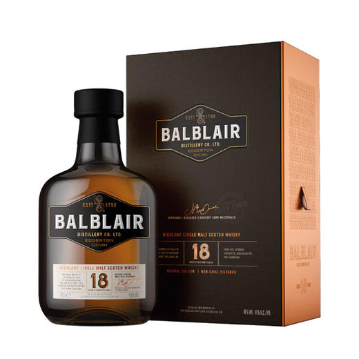 巴布莱尔18年 单一麦芽威士忌700ml 商品图0