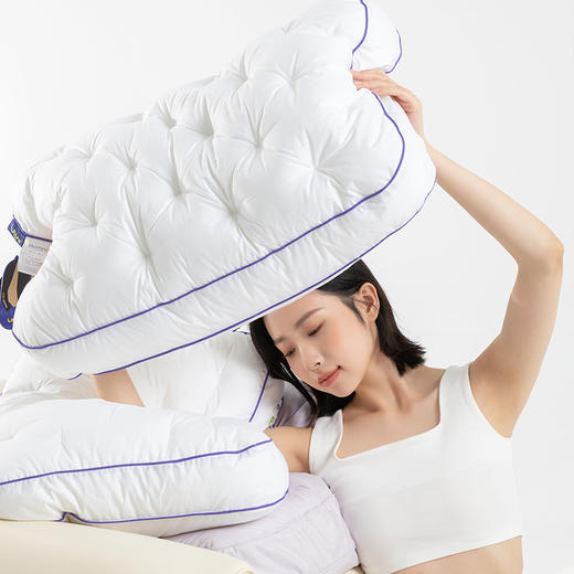 【商超爆款】丝享褪黑素助眠枕（大白）放松脊椎  贴合颈椎正常曲度 商品图5