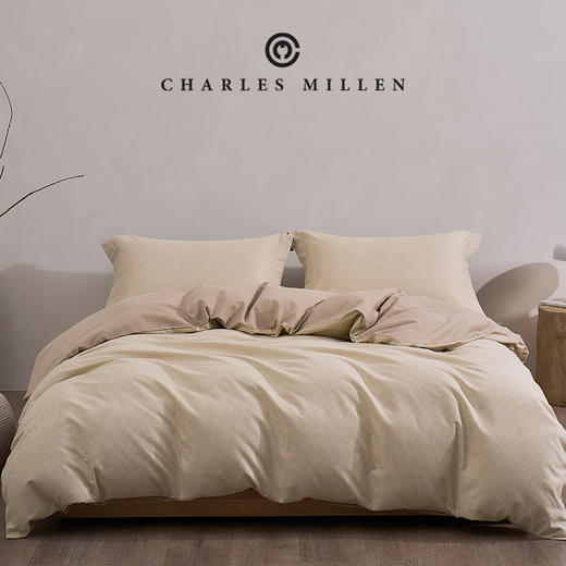 【CHARLES MILLEN 查尔斯 米伦超柔磨毛四件套】高岛屋同款・新加坡国礼品牌！✨ 🔥 专柜鎏金价 1980 元，今日奢享开团直降 ！仅 199 元起入国礼级床品！ 商品图5