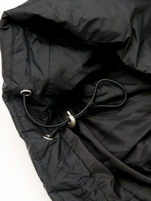 【抽绳收缩】黑色立领羽绒马甲女冬季新款宽松显瘦短款外穿背心外套 商品图4