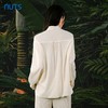 NUTS春秋季新款法式通勤气质飘带宽松显瘦长袖衬衫女413011398 商品缩略图4