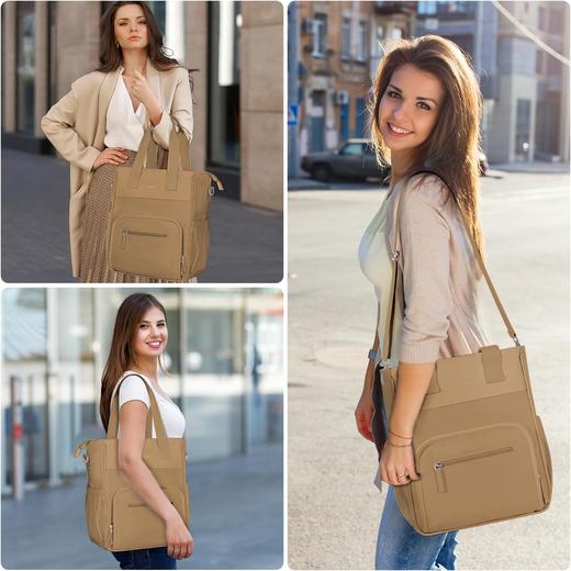 英国 ETRONIK 大容量手提包 带隔层 防漏保温饭盒隔层 适合工作野餐露营 棕色 X003Y8112H 商品图5