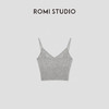 ROMI STUDIO“松弛随性”绵羊毛山羊绒混纺修身V领小吊带RWCSST1827【现货】 商品缩略图1