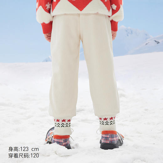 【秒】【MQD】【专柜同款】童装女童针织裤中大儿童保暖运动裤卫裤潮 商品图3