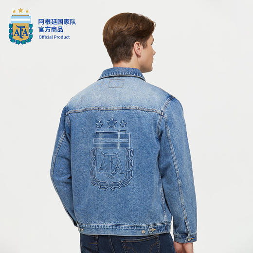 【官方正版】阿根廷国家队 | 新款牛仔夹克男女款外套时尚潮流 商品图2