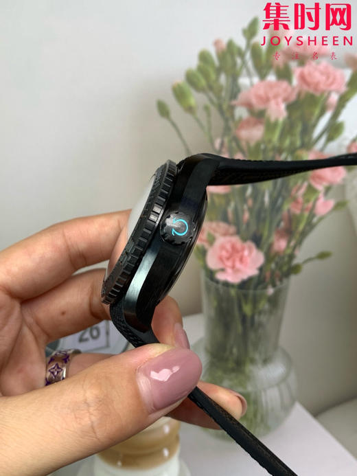 欧米茄 VS海马600米系列 海洋宇宙 海马世界时陶瓷壳 蒂芙尼蓝 男士腕表 表径45.5mm 8938一体机 快跳日历 双色夜光 商品图4