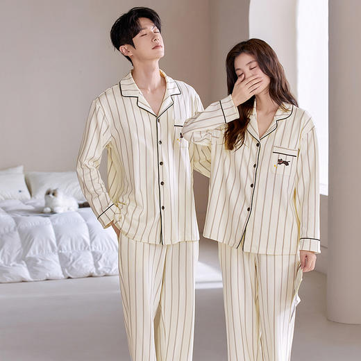 【超模君严选 昕芬儿--新中式和服印花纯棉家居服】天然棉质舒适透气轻盈 亲肤丝滑不跑杯 自带隐形胸垫  防凸点不走光 丝滑软糯触感 宽松版型搭配新中式印花 气质优雅/居家休闲/多款式可选 商品图9