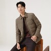 【尼克服/可脱卸兔毛内胆】柒牌翻领双层领抗皱轻微弹保暖外套男129J70760 商品缩略图1