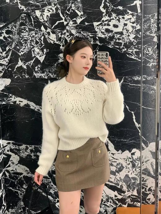 GY16-赛琳 缕空针织毛衣（LS*MM）-10.14直播款 商品图3