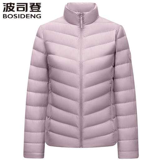波司登轻薄羽绒服女立领短款内胆显瘦修身防寒春秋外套B250131006 商品图5