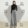 【10/15新品】熙世界【松弛过冬裤】灰色加绒阔腿裤女秋冬加厚休闲运动风休闲裤 商品缩略图1