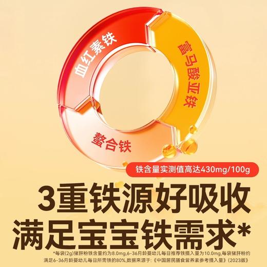 秋田满满婴幼儿强化铁猪肝粉40g 商品图3