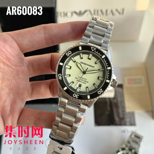 原单阿玛尼AR60083 钢带男士机械腕表 商品图0