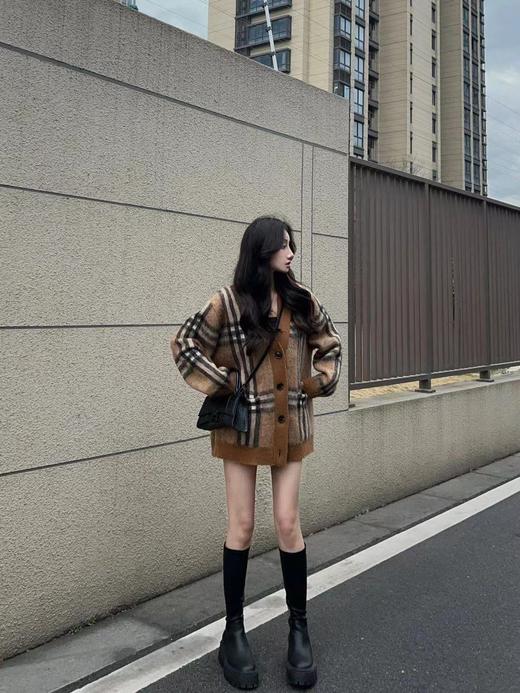 🤎休闲款格纹开衫 商品图7