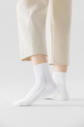 【32s长绒棉织】去感受 精油香薰袜9002 混色6双*1盒+赠1双 质地细腻触感轻盈