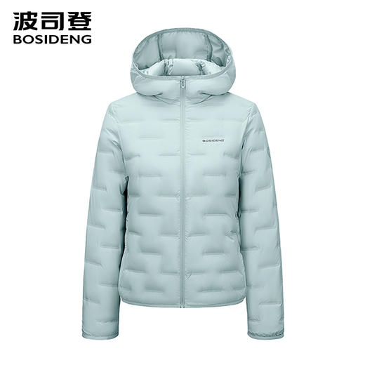 波司登羽绒服女2025秋冬新款轻薄鹅绒修身短款连帽外套B250131036 商品图1