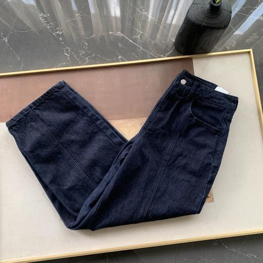 GUE&SS版型超绝的原牛洗水阔腿弯刀阔腿裤 商品图13