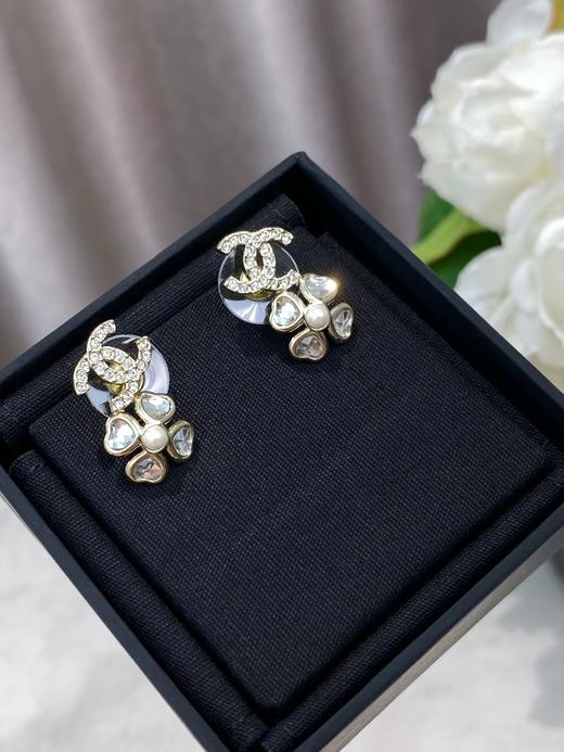 TB120-香奈儿双c四叶草耳钉（XK）-10.14直播款 商品图4